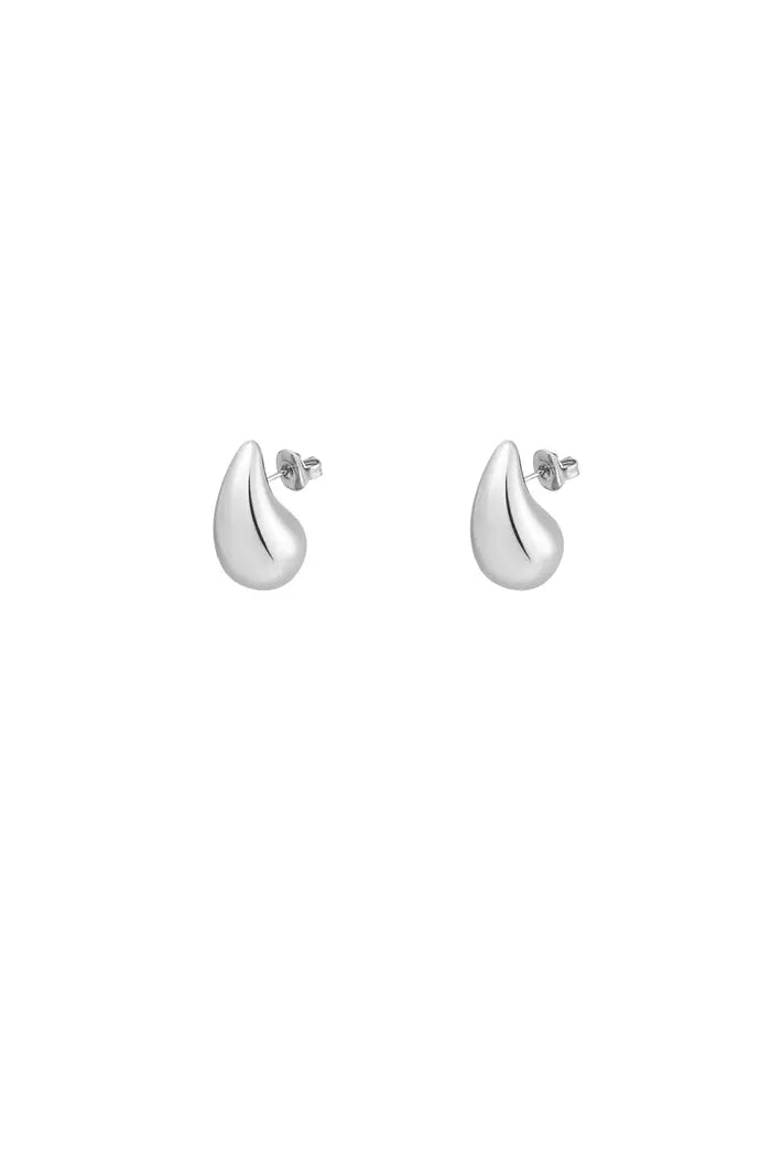 OORBELLEN DRUPPEL MINI | SILVER