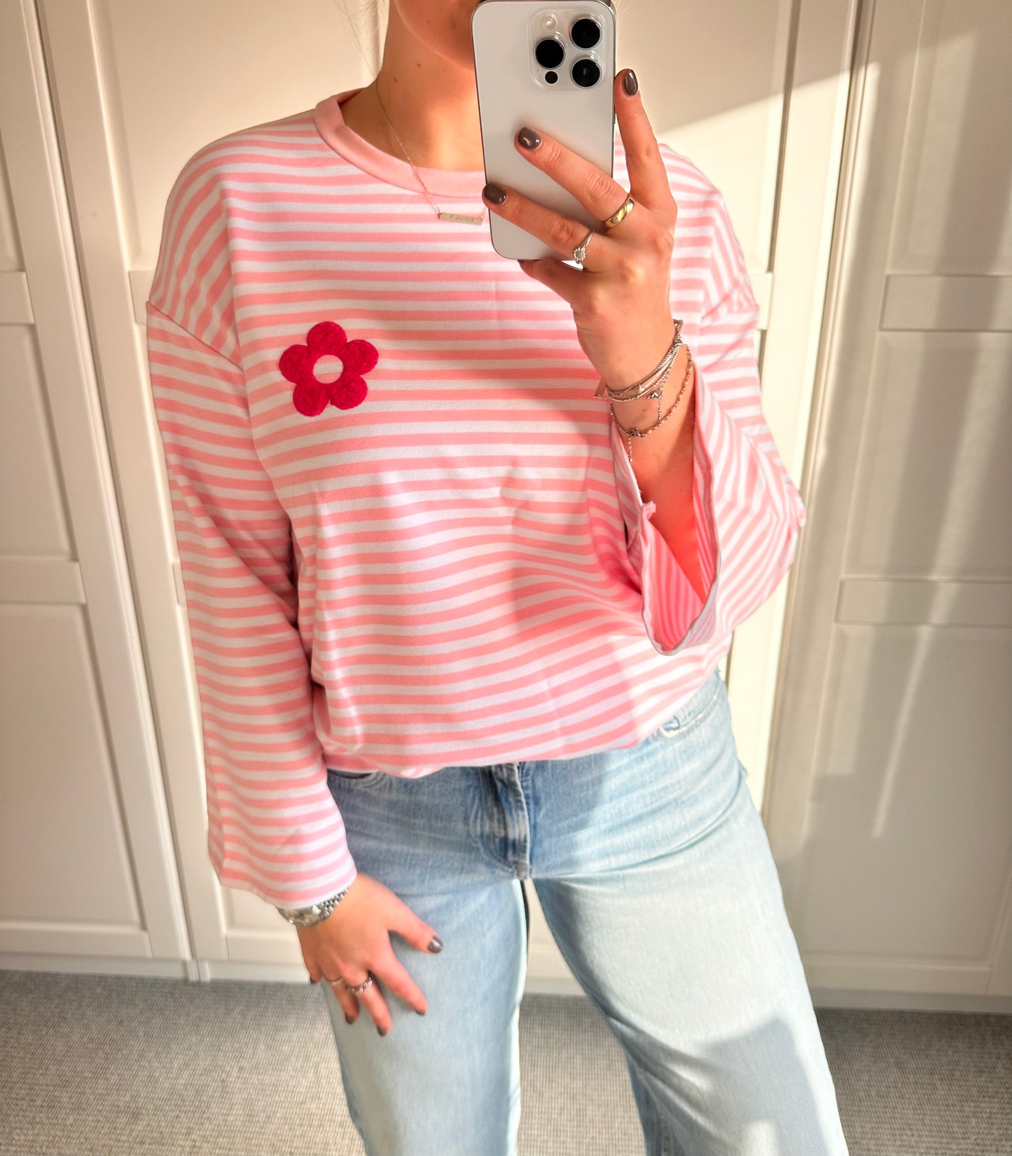 TOP STRIPES | PINK