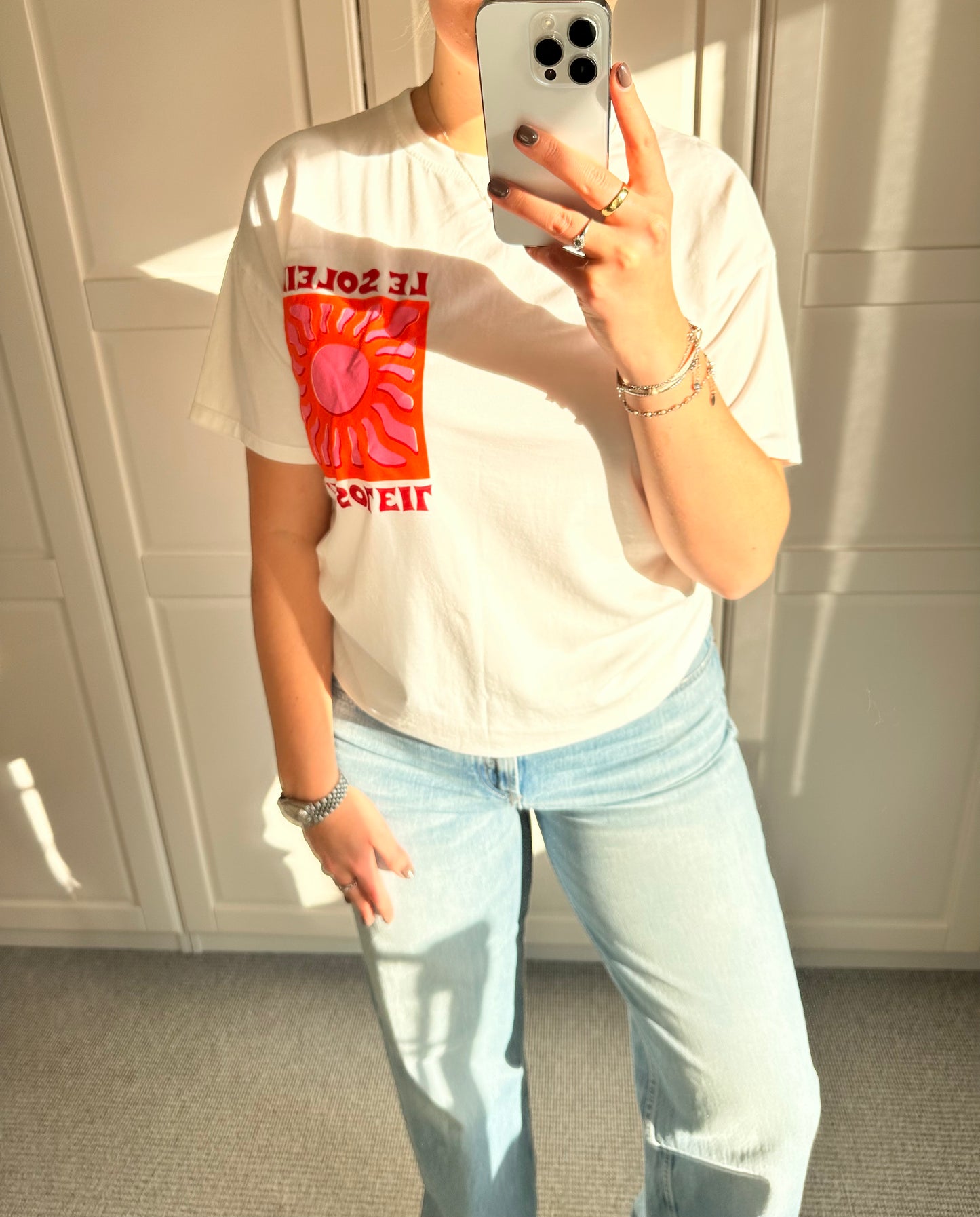 T-SHIRT LE SOLEIL | WHITE