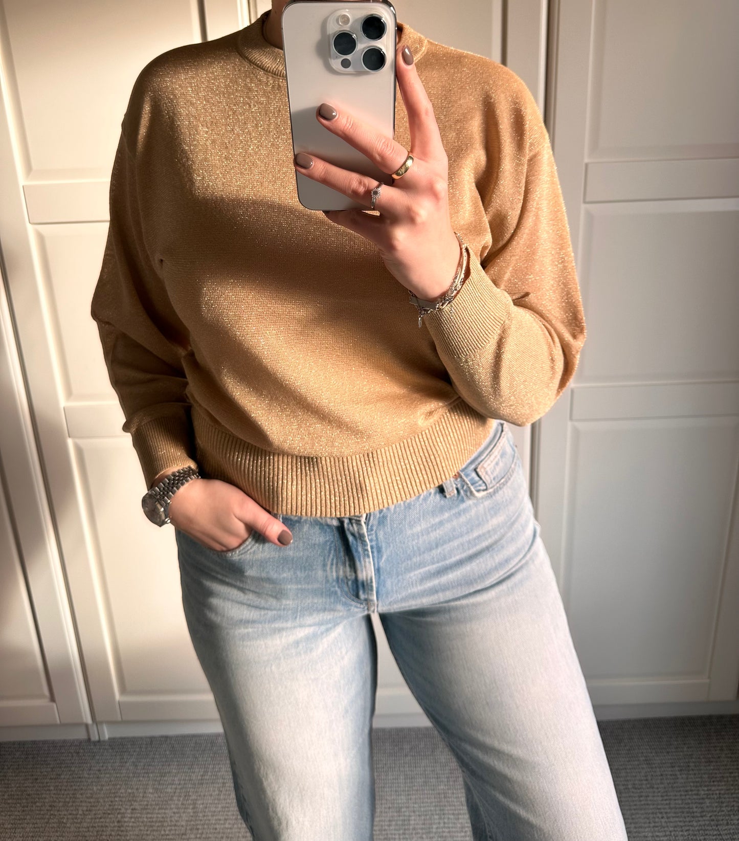TOP GLITTER | GOLD