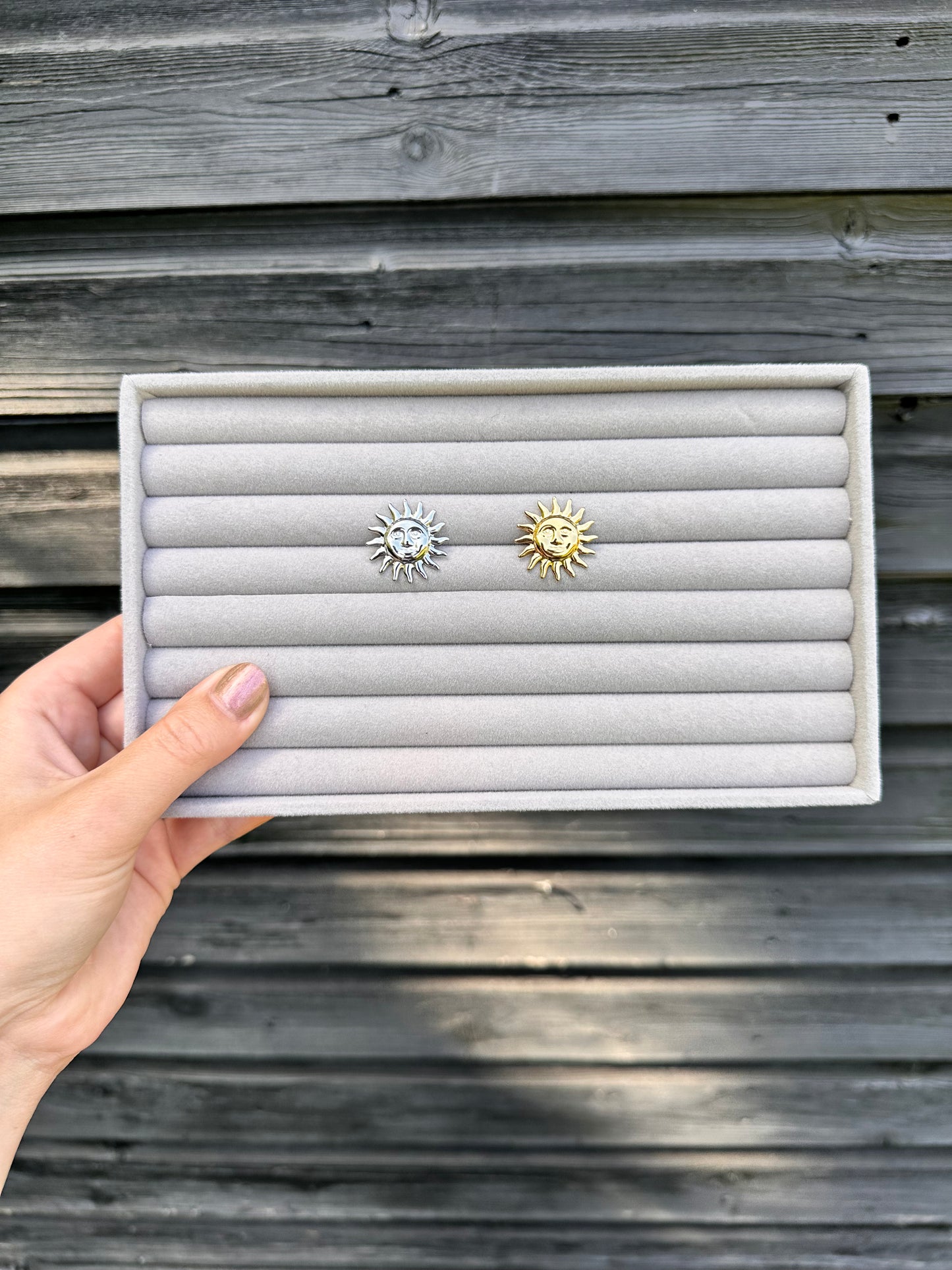 BROCHE | ZILVEREN ZON