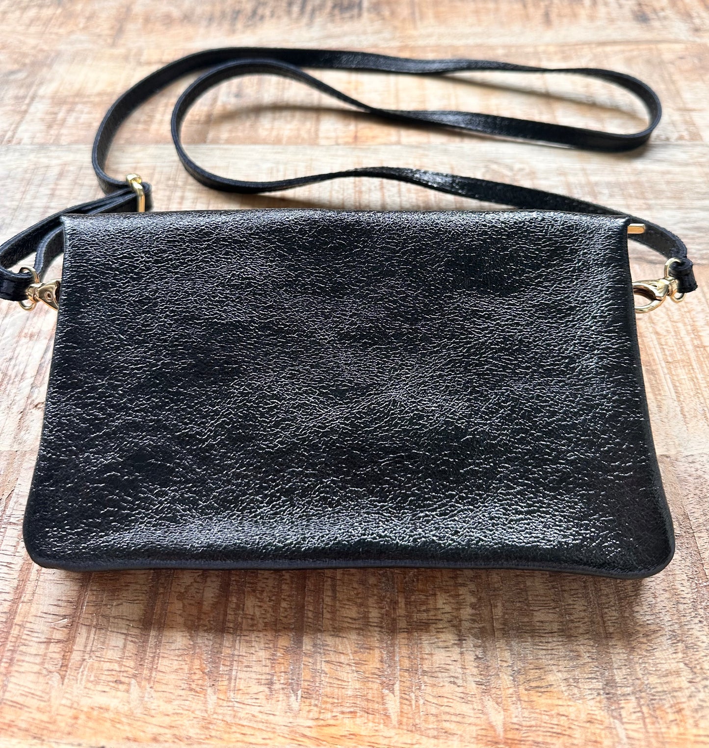 CROSSBODY TAS METALLIC | BLACK