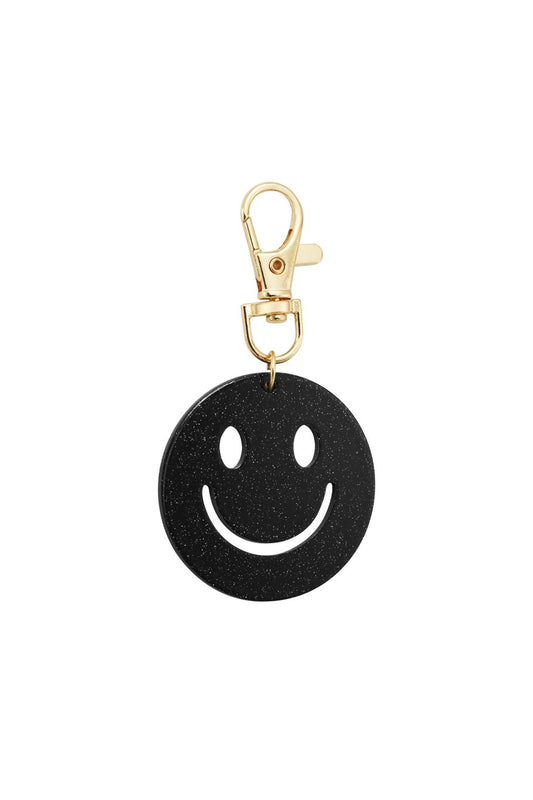SLEUTELHANGER | SMILEY BLACK