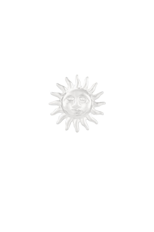 BROCHE | ZILVEREN ZON