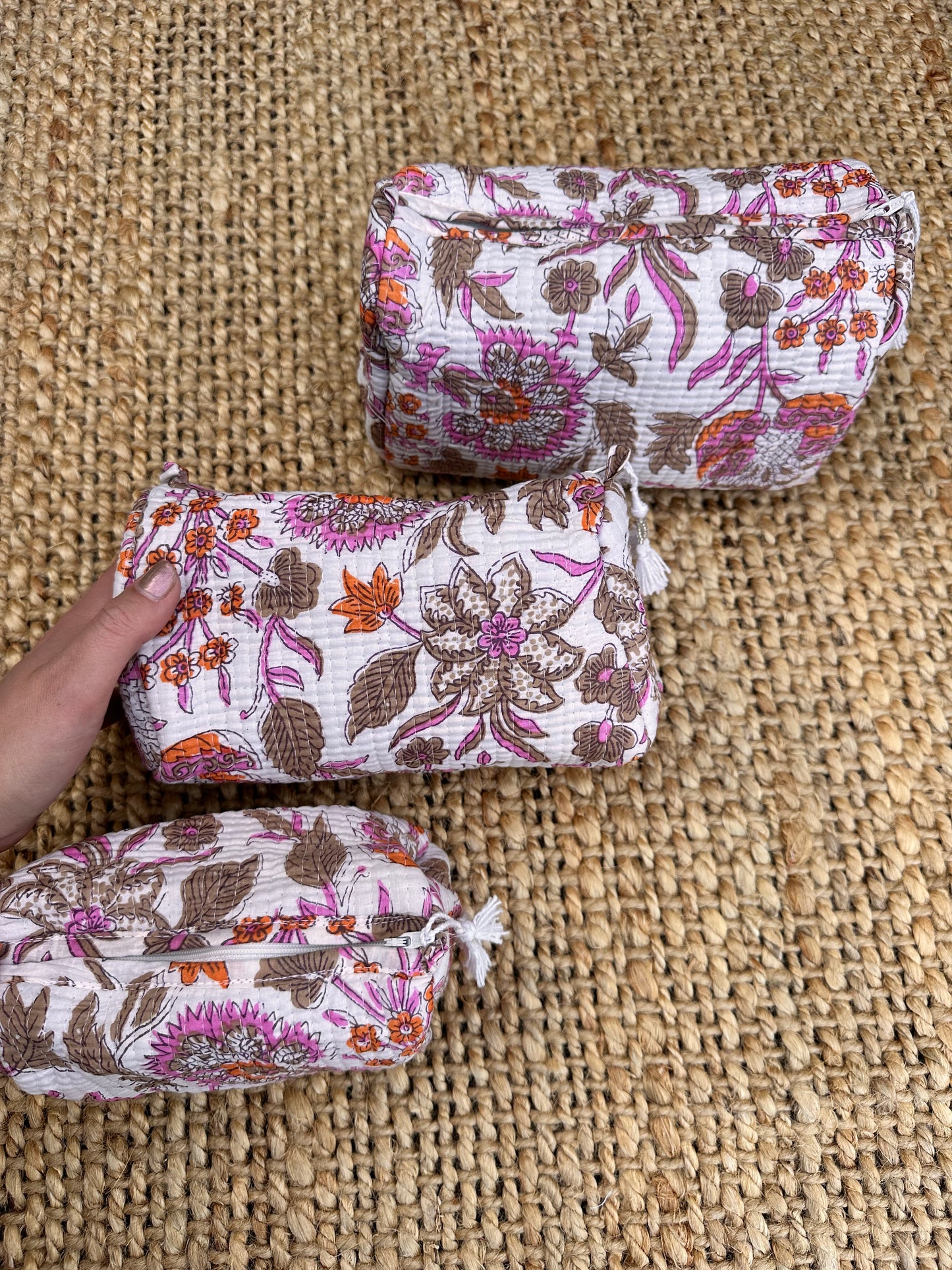 TOILETTAS | PINK FLOWERS M