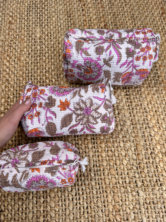 TOILETTAS | PINK FLOWERS M