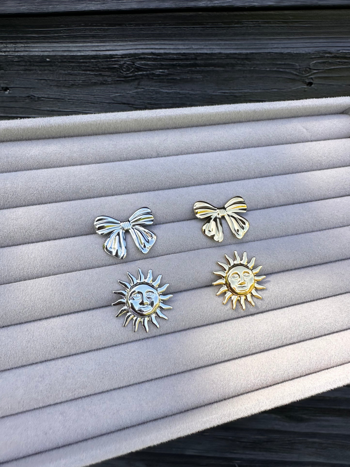 BROCHE | ZILVEREN ZON