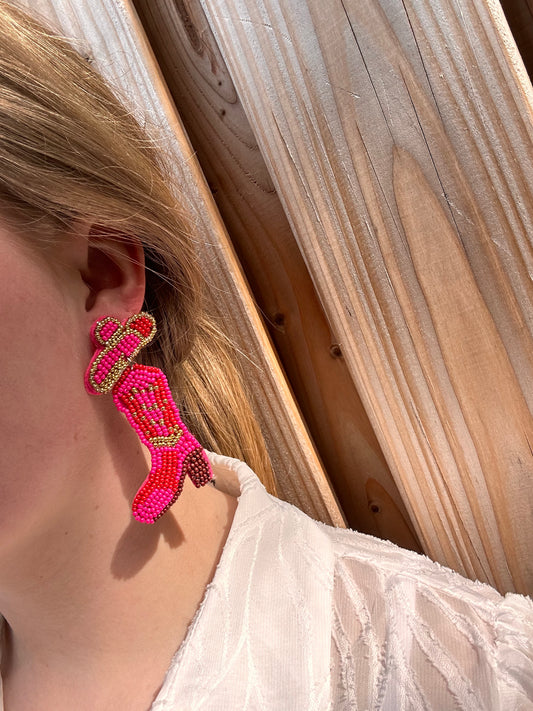 OORBELLEN COWBOY LAARS | ROZE