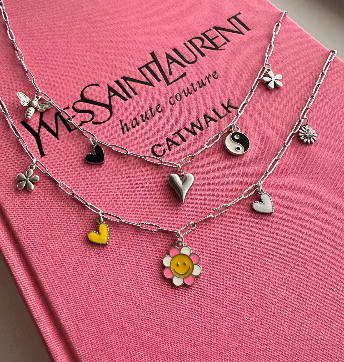 HANDMADE KETTING YELLOW | SILVER