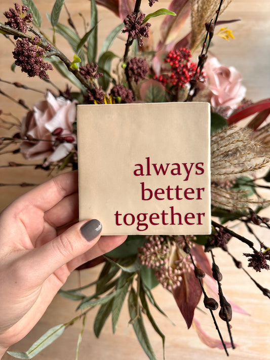 TEGELTJE | ALWAYS BETTER TOGETHER