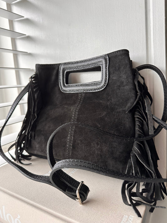 CROSSBODY TAS FRANJES | BLACK