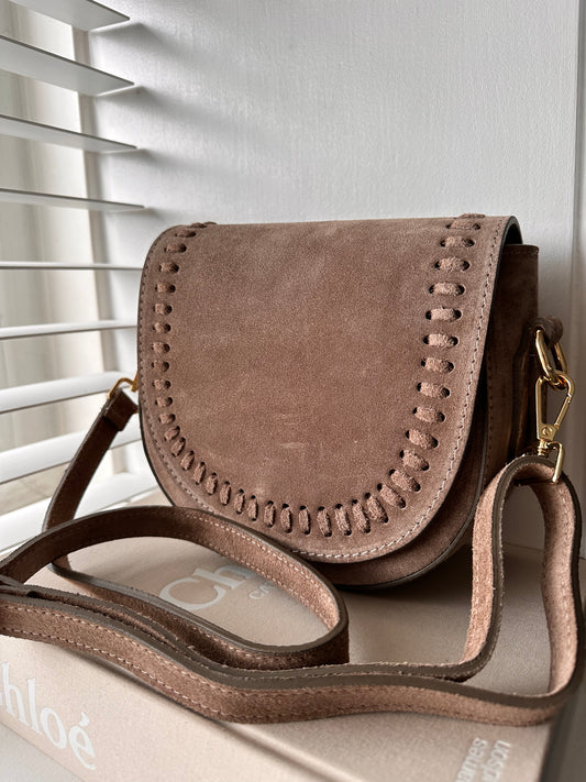 CROSSBODY TAS SUEDE | BROWN