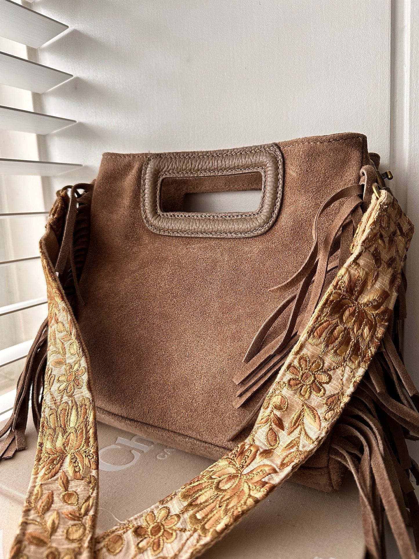 CROSSBODY TAS FRANJES | BROWN